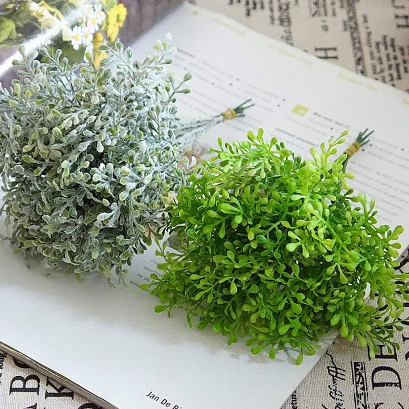 Baby Breath Dried - Simulation flower green plant plastic 6