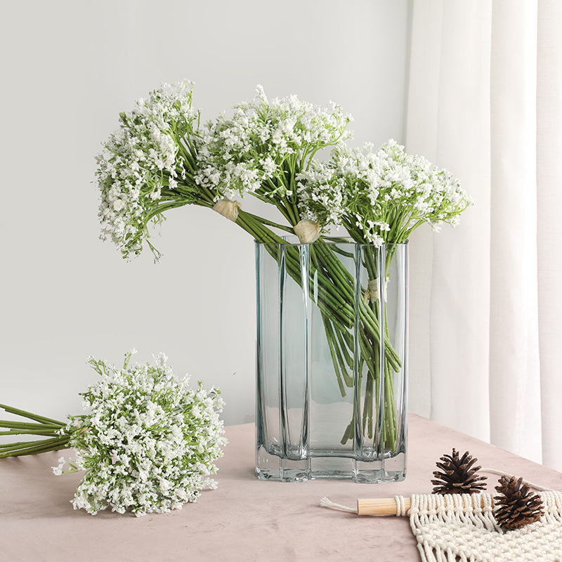 Baby Breath Dried - 16pcs Artificial Flowers White Gypsophila Wedding