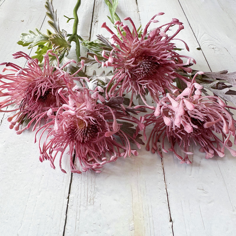 Baby Breath Dried - Lifelike Artificial Large Spider Chrysanthemum Flower