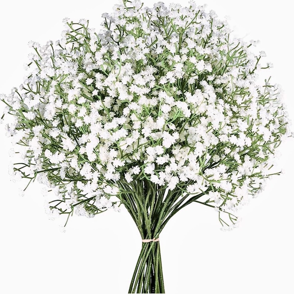 Baby Breath Dried - White 60cm Babies Breath Artificial Flowers