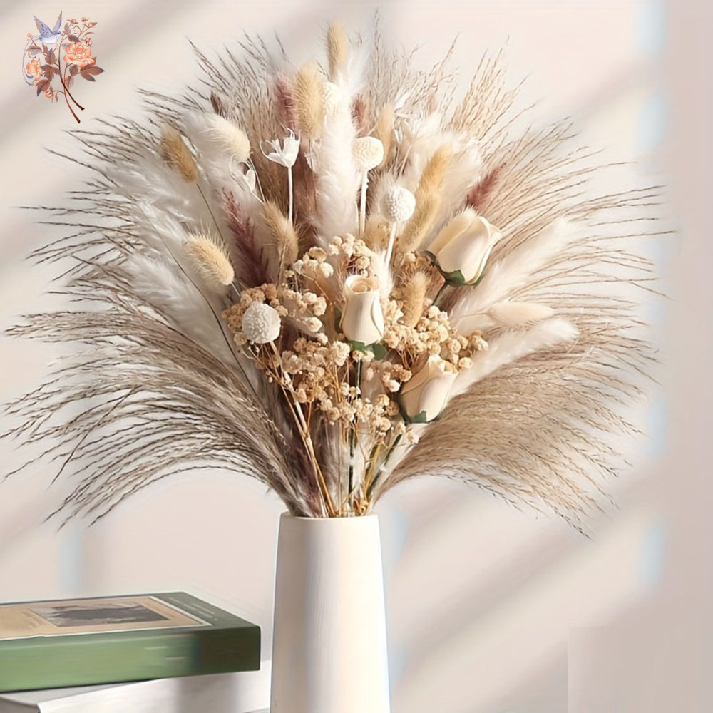 80Pcs Artificial Dried Flowers - Baby Breath Dried review and price