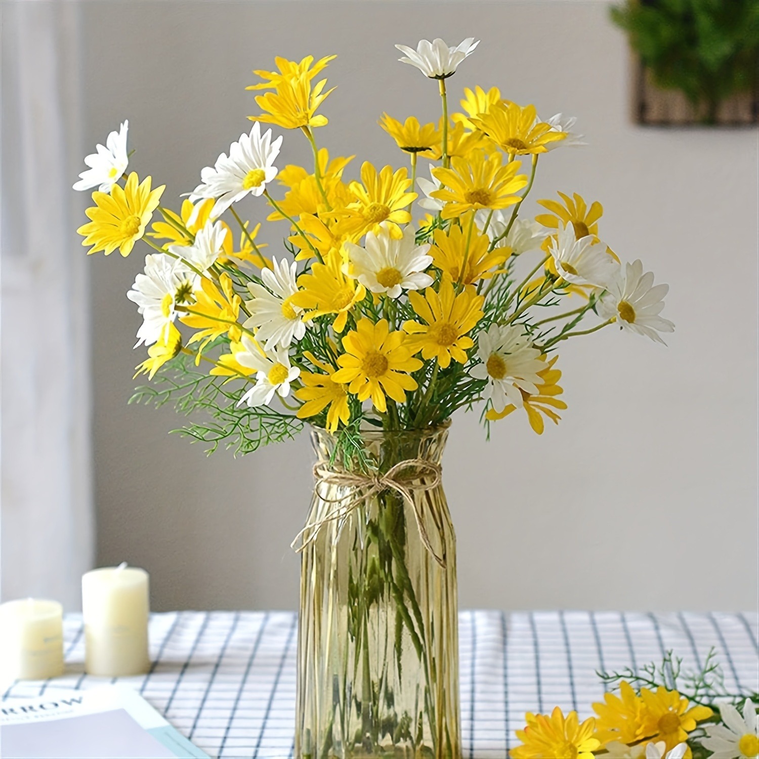 1/2/3Pcs Daisy Artificial Flow - Baby Breath Dried review and price