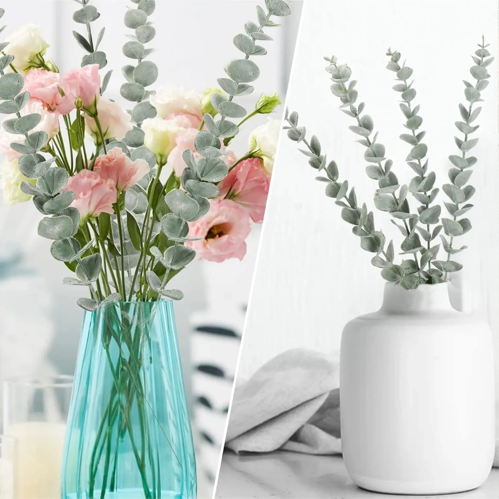 10pcs 38cm Eucalyptus Stems Ar - Florist Supply Bulk review and price