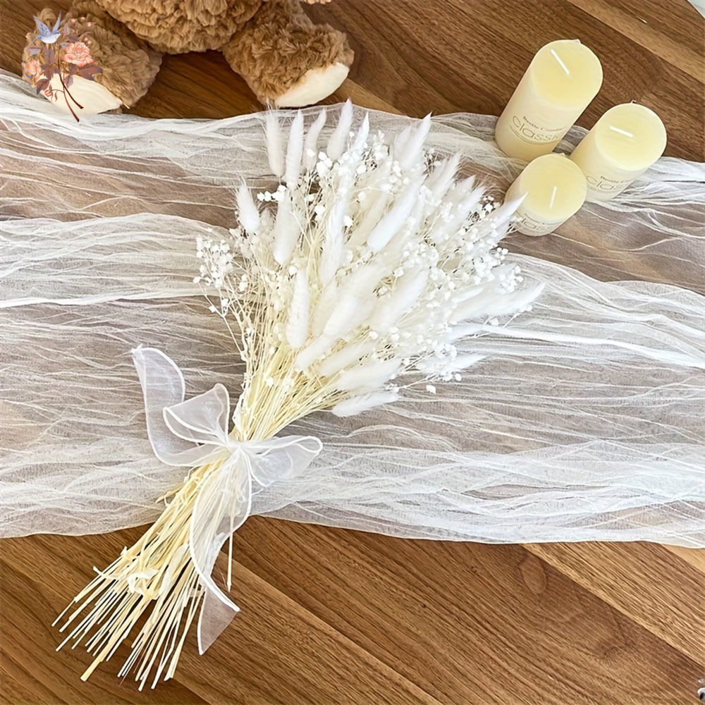 54Pcs White Dried Flower Brida - Baby Breath Dried review and price