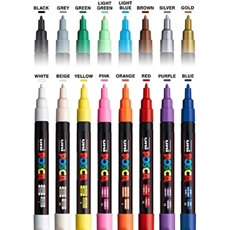 Uni Posca Art Marker Set 7/8/1 - Copic Marker Classic review and price