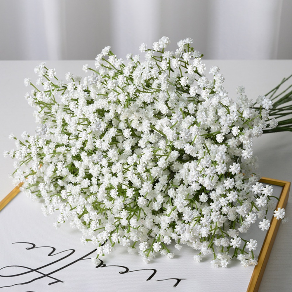 White 60cm Babies Breath Artif - Baby Breath Dried review and price