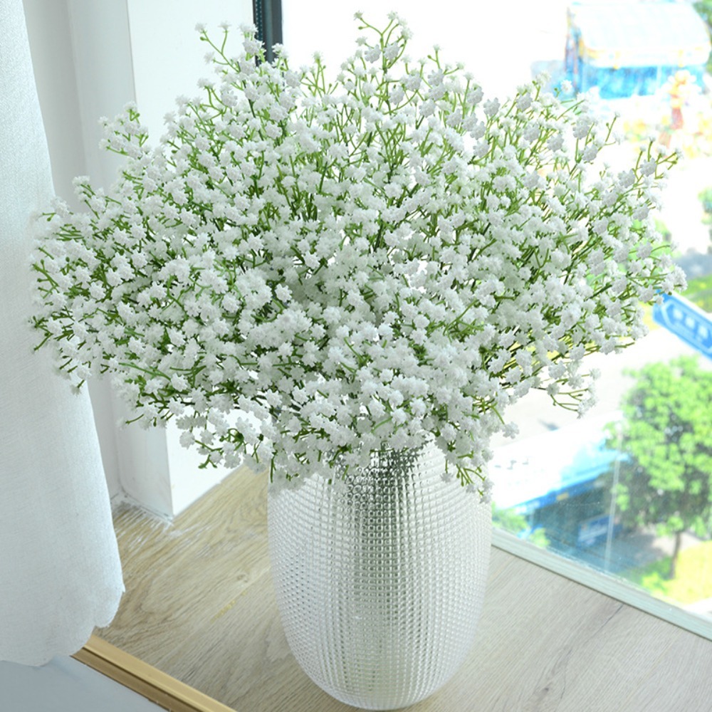 White 60cm Babies Breath Artif - Baby Breath Dried review and price