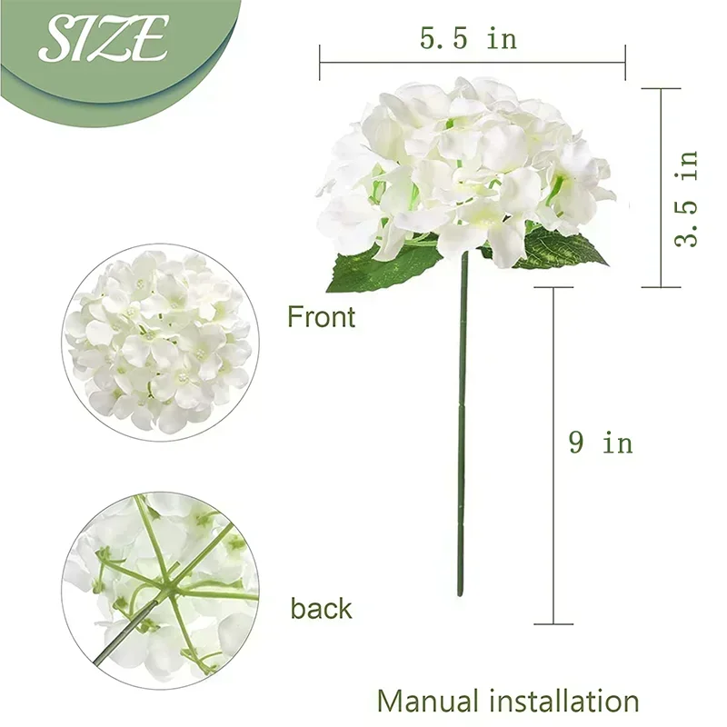50 Pcs Hydrangea Artificial Fl - Florist Supply Bulk review and price
